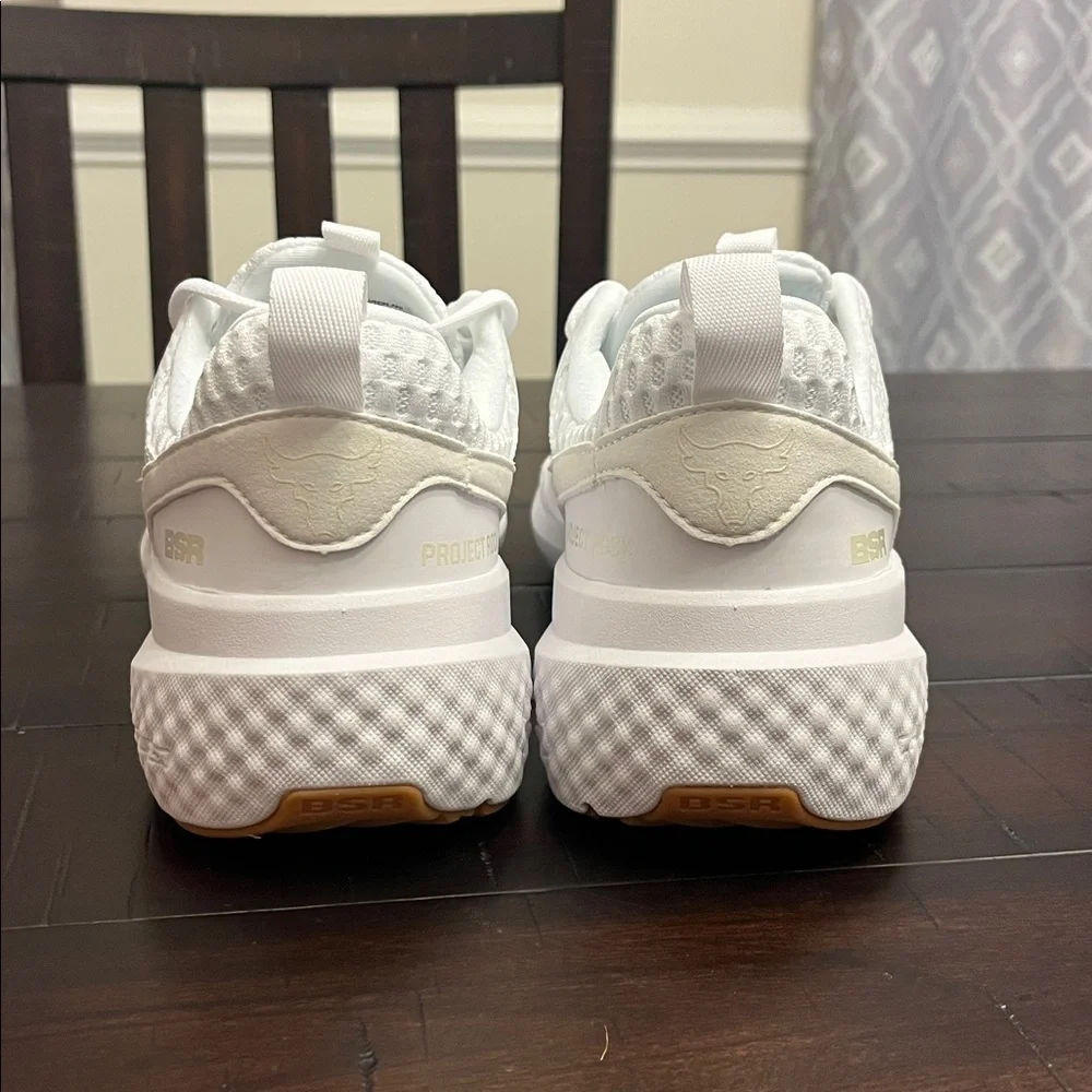 Under Armour The Rock Project Rock BSR 5 Shoes Sneakers new white Mens Size 10